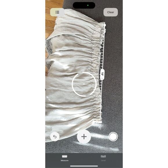 Krista Larson Ooh La La Ruffle Skirt One Size Beige - Picture 4 of 4